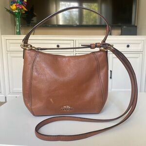 Coach Brown Leather Cross Body / Shoulder Purse